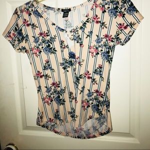 Floral , cotton , soft material junior shirt